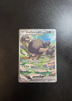 Bouffalant EX 170/086 Special Illustration Rare Pokemon TCG SV White Flare NM - Image 1
