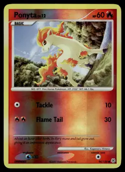PONYTA - 94/130 Common Diamond & Pearl Pokemon LP - Image 1
