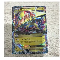 M Manectric EX 24/119 Phantom Forces Ultra Rare Full Art Holo 210 HP 2015 - Image 1