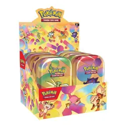 Pokemon TCG Scarlet & Violet 3.5 151 Mini Tins Display Case new sealed(10 xTins) - Image 1