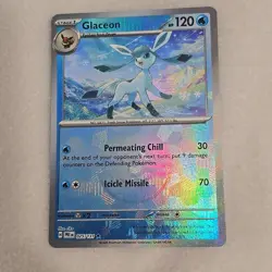 Pokemon TCG Glaceon Poke Ball Prismatic Evolutions Card 25/131 - Image 1