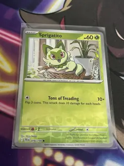 Sprigatito - 016/159 Journey Together Reverse Holo Pokemon Card - Image 1