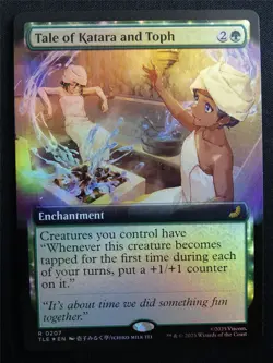 Tale of Katara and Toph Extended Foil - TLE - Mtg Card #3GB - Image 1