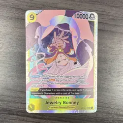 Bandai One Piece Card Game Jewelry Bonney OP13-108 Holo Character Lot of 2 - Image 1