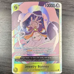 Bandai One Piece Card Game Jewelry Bonney OP13-108 Holo Character Lot of 2 - Image 2