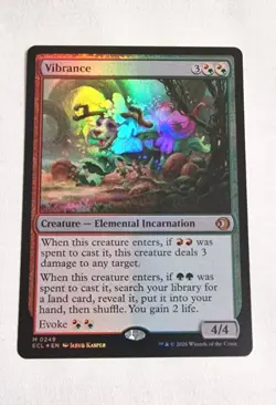 Vibrance FOIL Lorwyn eclipsed MTG Mystic Rare Card - Image 1