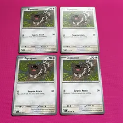 Zigzagoon 081/094 common Phantasmal Flames Pokemon Card NM - Image 1