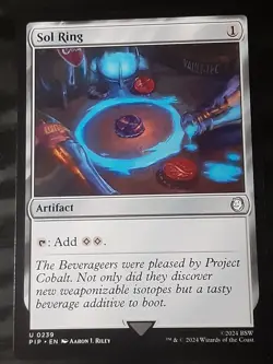 Sol Ring , Commander FALLOUT , Near Mint ,MTG ,FREE SHIPPING - Image 1