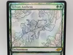 Sylvan Anthem Foil NM MTG MH2 Sketch 357/303 Modern Horizons 2 - Image 2