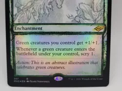 Sylvan Anthem Foil NM MTG MH2 Sketch 357/303 Modern Horizons 2 - Image 3