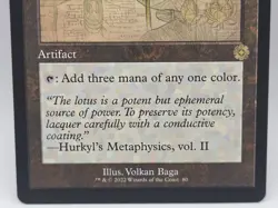 MTG Gilded Lotus Retro Schematic Foil NM The Brothers’ War Artifact Rare - Image 3