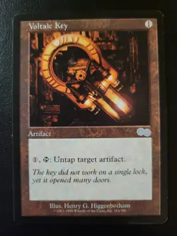 Voltaic Key Urza's Saga USG LP MTG Vintage Artifact Magic The Gathering - Image 1