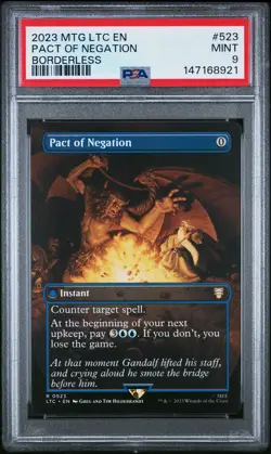 2023 BORDERLESS #523 PACT OF NEGATION PSA 9 - Image 1