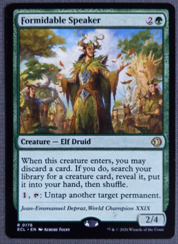 MTG Formidable Speaker NM | Lorwyn Eclipsed | NM | Rare Elf Druid - Image 1