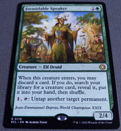MTG Formidable Speaker NM | Lorwyn Eclipsed | NM | Rare Elf Druid - Image 2