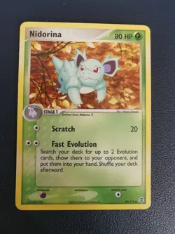 Pokemon Card Nidorina 40/112 EX FireRed & LeafGreen Uncommon - Image 1