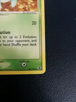 Pokemon Card Nidorina 40/112 EX FireRed & LeafGreen Uncommon - Image 5