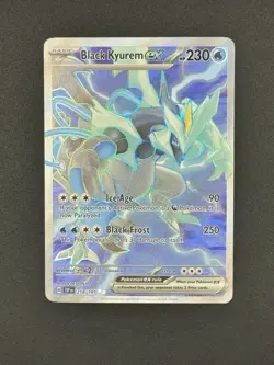 Pokemon Tcg - Black Kyurem Ex 218/191 SV08: Surging Sparks Full Art Rare Holo NM - Image 3