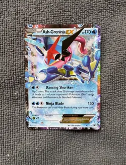 2016 Ash-Greninja EX XY133 XY Black Star Promo Pokemon TCG - Image 1