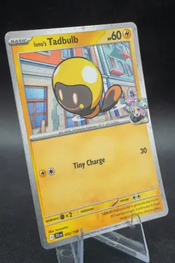 Iono's Tadbulb 052/159 Cosmos Holo Pokemon Journey Together - NM SWIRL Near Mint - Image 2