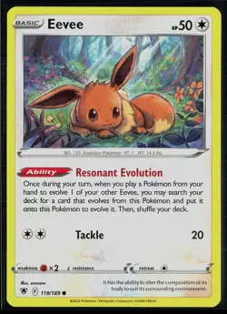 Eevee 119/189 Astral Radiance Common Pokemon - Image 1