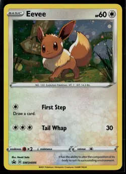 Eevee SWSH095 Sword & Shield Promo Promo Holo Pokemon - Image 1