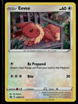 Eevee SWSH175 Sword & Shield Promo Promo Holo Pokemon - Image 1