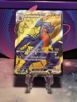 Pokemon TCG Cynthia's Garchomp EX SVP204 Black Star Promo #204 - Image 1