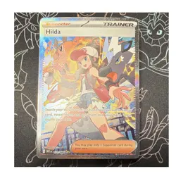MINT Pokemon TCG Hilda 171/086 Sv White Flare Special Illustration Rare Full Art - Image 1