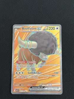 Pokemon White Flare - Bouffalant Ex - 162/086 - Full Art Rare - M/NM - Image 2