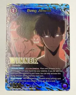 Union Arena Solo Leveling Sung Jinwoo WINNER UEPR/SLG-1-019 English Card LP - Image 1
