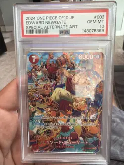 One Piece TCG PSA 10 EDWARD NEWGATE SP ST15-002 SR - JAP JAPANESE JP JPN - Image 1