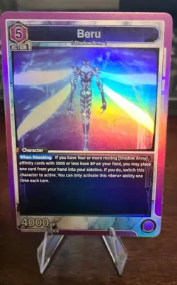 Union Arena Beru UE17BT/SLG-1-033 (R) - UE17BT: SOLO LEVELING Foil - Image 1