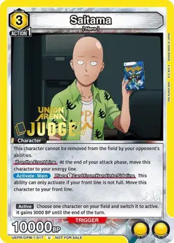 Saitama Judge Pack Tournament Winner Promo Union Arena NM/M - Image 1