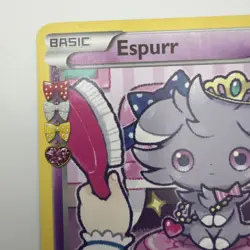 Pokemon Espurr RC14/RC32 - Generations Radiant Collection Non Holo Trading Card - Image 2