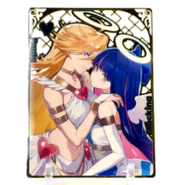 Genki Parade 3 Goddess Story: Panty & Stocking - Metal #/99 - Spicy Waifu Card - Image 1