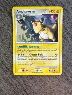 Ampharos Pokemon Card POP Series 7 1/17 2008 Holo Near Mint - Image 1
