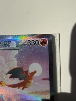Charizard ex SAR 201/165 Charmander Charmeleon AR Pokemon Card 151 Japanese Set - Image 5