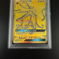 PSA 9 Solgaleo GX SM104a Promo Pokemon Hidden Fates Full Art Holo Card - Image 3