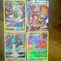 Pokemon TCG Crown Zenith Galarian Gallery 4-Card Lot Oranguru Urshifu Lucario - Image 1