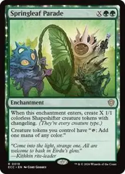 Springleaf Parade Commander: Lorwyn Eclipsed NM - Image 1