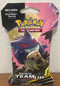 Pokemon Team Up Gengar Art Sleeved Pack Tag Team Sun & Moon - Image 1