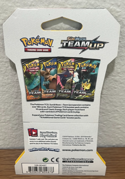 Pokemon Team Up Gengar Art Sleeved Pack Tag Team Sun & Moon - Image 2