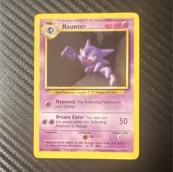 Pokemon Haunter 29/62 Fossil Unlimited English Uncommon Regular 60 HP 1999 - Image 1