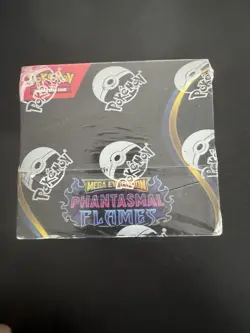 Pokemon Mega Evolution Phantasmal Flames Booster Box English Sealed - Image 1