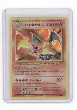 CHARIZARD 2016 POKEMON XY EVOLUTIONS HOLO RARE #11/108 TCG Q1887 - Image 1
