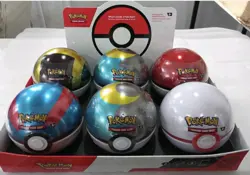 Factory Sealed Case Pokemon Poke Ball Sealed Tins TCG pokeball 2024 Q4 - Image 2