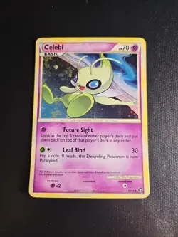 Celebi 3/102 Triumphant Holo Rare Pokemon - Image 1