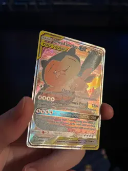 Eevee & Snorlax GX SM169 Sm Holo Pokemon TCG Carc - Image 4