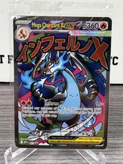 Pokemon - ME: Mega Evolution Promo #023 Mega Charizard X ex - SEALED PROMO - Image 1